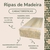 40 Ripas 1,5x1,5cm de Madeira - Ripas Para Artesanatos e Decorações Painel Ripado - loja online