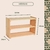 Sapateira de Madeira Hall de Entrada Compensado Pinus - 64x24x40 - loja online