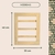 Mini Jardim Painel Vertical de Flores Quadro Grande - 33x40cm - Repac Madeiras