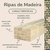 20 Ripas de Pinus 4x1cm na internet