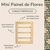 Mini Jardim Painel Vertical de Flores Quadro Grande - 33x40cm - comprar online