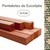 20 Pontaletes 2x2cm de Madeira Eucalipto Pra Artesanatos Resistentes e Duráveis