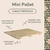 Mini Pallet para Artesanato 45x36cm - comprar online