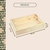 Bandeja para Café da Manhã em Madeira Pinus - 7x27x40cm - loja online