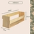 Prateleira para Decoração em Madeiras Pinus - 17x64x20cm - Repac Madeiras