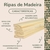 40 Ripas de 3x1x60 Ripados de Madeira e Artesanatos na internet