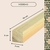 20 Ripas de 2x2x70 Madeira de Pinus Pra Painel Ripado e Projetos de Artesanato - Repac Madeiras