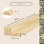 Fardo 60 Ripas de 2x1x55 Madeira Pra Artesanato e Projetos Faça você mesmo - Repac Madeiras