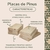 10 Placas Retangular de Madeira Pinus para Artesanatos - 9x19x2cm - comprar online