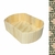 Cesta Ripada Oval para Servir, Decorar ou Presentear