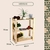 Imagem do Estante Organizadora Decorativa 3 Prateleiras sapateira Madeira Maciça Pinus