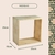 Nicho Quadrado Multiuso para Organizar e Decorar - 25x15x25 - Repac Madeiras