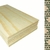 10 Placas Chapas de Compensados de Madeira Natural Pinus 8mm 26x44 Cm
