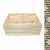 Caixa Organizadora de Madeira Pinus Grande - 20x31x50cm