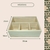 Organizador de Pratos e Talheres em Madeira Pinus - 12x30x21cm - Repac Madeiras
