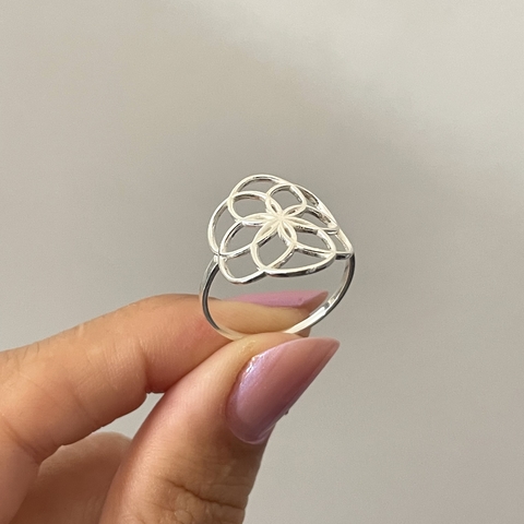 Anel Mandala - Prata 925 - comprar online