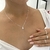 Conjunto gota branca cravação inglesa - Prata 925 na internet