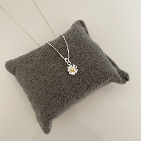 Colar Margarida 45cm - Prata 925