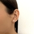 Conjunto coração zircônia 4 mm - prata 925 - Maêda Pratas - Joias de prata