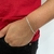 Pulseira masculina 3mm elo 3x1 de prata 925 - comprar online
