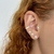 Piercing trágus zircônia 3mm Cravação Inglesa - prata 925 na internet