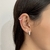 Piercing Argola cartilagem cravejada 1cm - prata 925 - comprar online