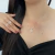 Conjunto Coração Cravejado Com Detalhe - prata 925 - loja online