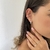 Piercing fake cravejado - prata 925 - loja online