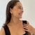 Colar letra H cravejado - prata 925 - comprar online