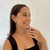Colar letra R cravejado - prata 925 - comprar online