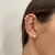 Piercing trágus cobra - prata 925 - comprar online