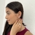 Argola Click Coração com zircônia no centro - prata 925 na internet