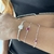 Pulseira Coração Rosa - Prata 925 - Maêda Pratas - Joias de prata