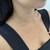 Chocker elo corações 40 cm - prata 925. - comprar online
