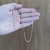 Chocker elo corações 40 cm - prata 925. - Maêda Pratas - Joias de prata