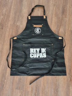 Imagen de DELANTAL DE JEAN NEGRO DISEÑO A ELECCION