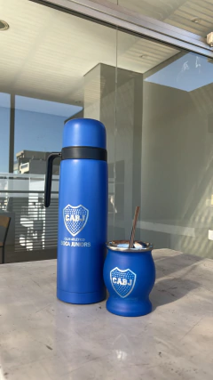 KIT TERMO Y MATE DE ACERO PERSONALIZADO en internet