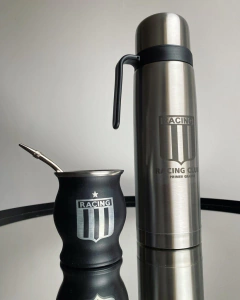 Imagen de KIT TERMO Y MATE DE ACERO PERSONALIZADO