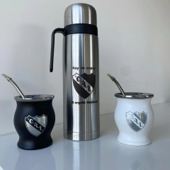 KIT TERMO Y MATE DE ACERO PERSONALIZADO - tienda online