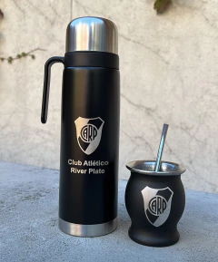 KIT TERMO Y MATE DE ACERO PERSONALIZADO - TIENDA TODA TU PASION