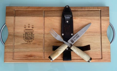 TABLA GRANDE + SET DE CUBIERTOS CAMPEONES DEL MUNDO