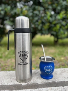 KIT TERMO Y MATE DE ACERO PERSONALIZADO - tienda online