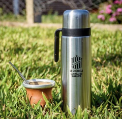 Imagen de KIT TERMO Y MATE DE CUERO PERSONALIZADO