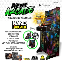 NANOARCADE para Alquiler Rent Arcade - Sistema Rearte Procom - Art. 1421R en internet