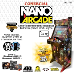 NANOARCADE Comercial doble propósito - Sistema Rearte Procom - Art. 1427 en internet