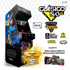 ARCADE CLÁSICO 80 Sistema PREMIUM RYZEN - Art. 1525