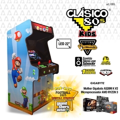 ARCADE CLÁSICO 80 KIDS Sistema PREMIUM RYZEN - Art. 1585 -