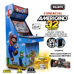 ARCADE AMERICANO 32 Small COMERCIAL Sistema PREMIUM - Art. 1823