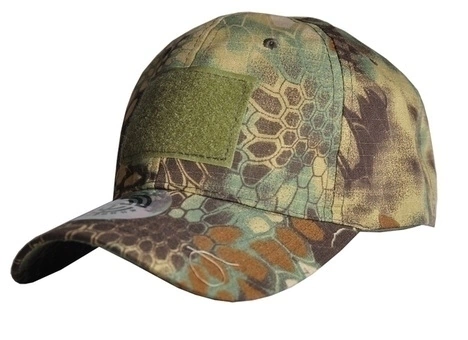 Boné Green Python, Tecido Riptop, Com velcro para Patches, Tamanho Grande, ultra resistente