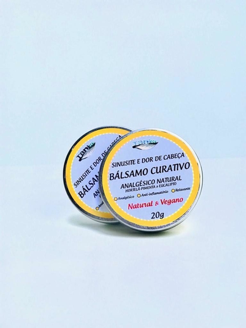 BÁLSAMO CURATIVO PARA SINUSITE E DOR DE CABEÇA